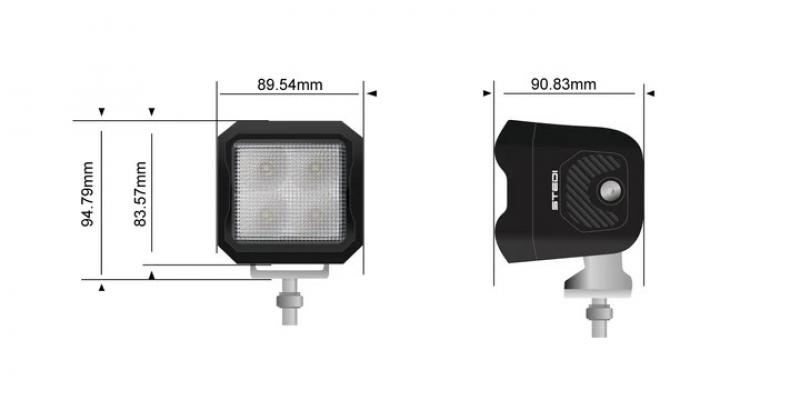 STEDI G4 Black HYBRID Work LED